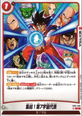 集結！第7宇宙代表